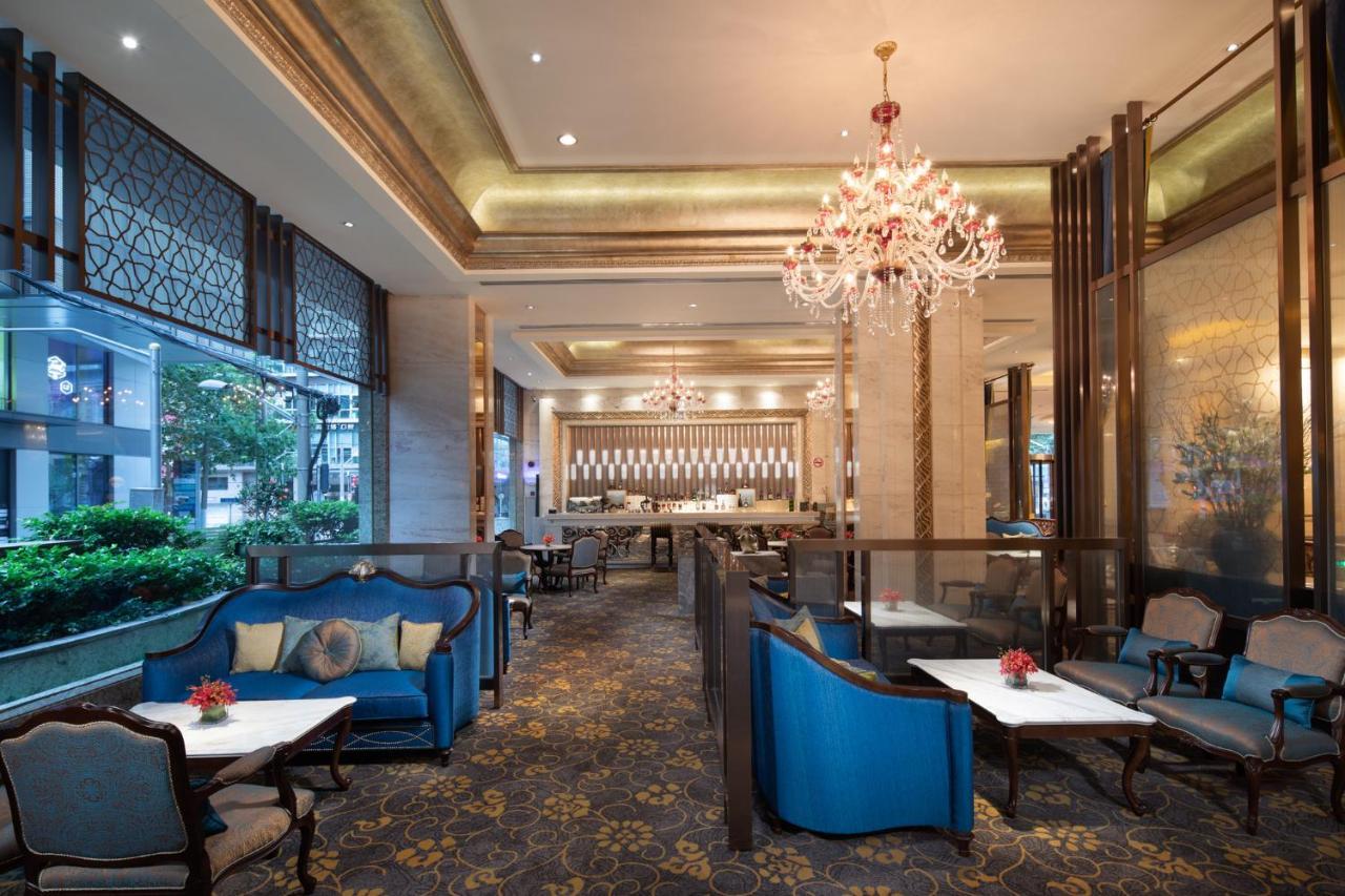 Crowne Plaza Shanghai Nanjing Road By Ihg Kültér fotó The Lounge at the hotel